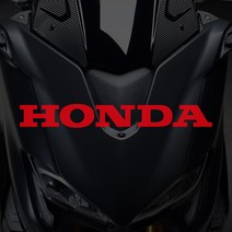 혼다 HONDA 레터링 로고스티커 오토바이 방수데칼, 200x25mm, 골드