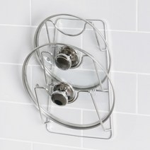 스파이더락 스마트접착 냄비뚜껑 거치대, 실버, 4개