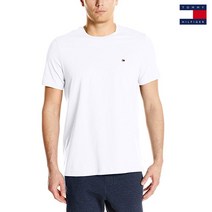 타미힐피거 크루넥 반팔 티셔츠 화이트 09T3139-100