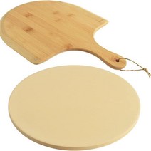 베이킹돌판 오븐돌판 피자 스톤 빵 열, Dia305x10mm peel+12