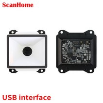 택배스캐너 ScanHome 임베디드 바코드 스캐너 리더 코드 고정식 엔진 모듈 USB1D/2D QR PDF417CodeScanSH-7600, [01] USB - No data line, 01 USB  No data line
