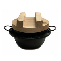 일본 나무뚜껑 이와츄 4인용 무쇠 밥솥 무쇠솥