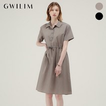 귈림 (귈림)22년신상 와샤스트링 셔츠원피스(GAMOP08G)