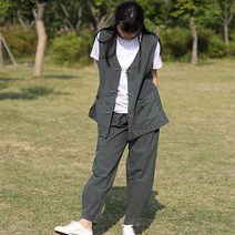 생활한복MZ언니 봄 가을 생활한복 개량한복 법복 절복 조끼 바지 수박