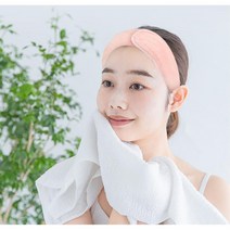 세안용품 극세사 얼굴세수 헤어 밴드 2개 세안머리띠, 벨크로세안밴드, 벨그로세안밴드_그린