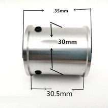 폴리셔 연마기 광택기 알루미늄 합금 30mm DIY 미니 벨트 샌더 컨베이어 구동 휠 For5 6 8 10mm 모터 스핀들 벨트 파워 휠 DIY 연마 도구, ID 6mm