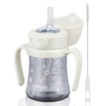 그로미미 오션/스페이스 빨대컵+빨대솔, 200ml 스페이스 빨대컵 (빨대솔포함)