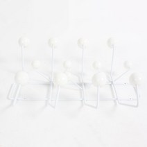 임스 행잇올 비트라 eames 옷걸이 우드볼 행거 코트랙 찰스레이 5color 고급형, 화이트