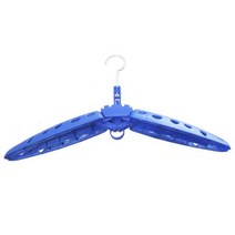 1PCS 2PCS 헤비 듀티 스쿠버 다이빙 잠수복 옷걸이 드라이 슈트 폴딩 지주 코트 홀더, Blue 1PC 2