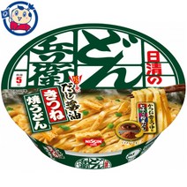 일본 컵라면 닛신 돈베이 기츠네 야키 우동 105g 12개입 1박스, 단일 옵션개