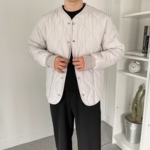 남자 오버핏 항아리 깔깔이 패딩 점퍼(3COLOR)