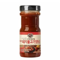 CJ더마켓 만능 소스 황금 소스 양념 장레시피 백설 매콤한 돼지불고기양념 양념 간장 소불고기 돼지고기 전골 840G, 14개
