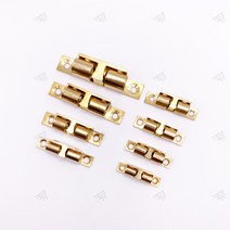 가구 미닫이 볼캐치 캐스팅 도어캐치 볼 빠찌링 70mm, 골드