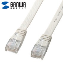강원전자 산와서플라이 KB-FL6E-03N CAT.6E UTP 다이렉트 FLAT 케이블 New 3m, 상세페이지 참조