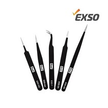 엑소(EXSO) EXSO엑소에폭시 핀셋 5종ESD-2AESD-7ESD-GGESD-SSESD-AA 택1, ESD-AA