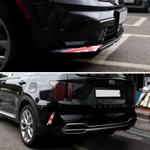 간지 쏘렌토 MQ4 프론트 리어 립 DIY 스티커 랩핑 인테리어 데칼 필름 튜닝 용품, A타입_영국