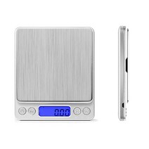 500/0.01g 2kg/3000g/0.1g LCD 휴대용 전자 저울 디지털 저울 미니 포켓 쥬얼리 무게 균형 주방 베이킹 숫, 3000g-0.1g