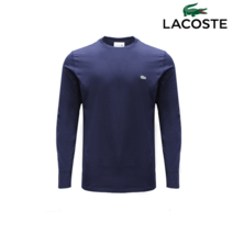 [라코스테] LACOSTE 남성 클래식핏 라운드넥 긴팔 티셔츠 TH6712_NVB