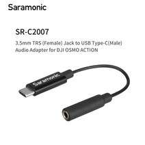 선박 us SR-C2000 마이크 확장 오디오 어댑터 케이블 무선 아이폰 호환 xiaomi DJI OSMO액션 DSLR, 10 SR-C2007