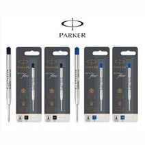 PARKER 파카 볼펜심 리필심 1.0 M 0.7 F / 블랙 블루 QUINK, 1.0 mm M  / 블루