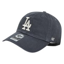 47브랜드 로고 LA다저스 남여공용 클린업 볼캡 빈티지네이비