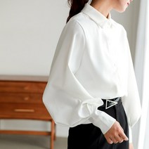 줄리엔느 여성 데일리 퍼프 블라우스
