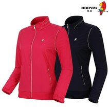 (여성)은사배색반목집업 점퍼_MKW1JP33