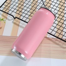 JINUS 미니 마호병 분유보온병 크리스마스 연말 보온병 300 500ml 경량 캔 모양, Pink