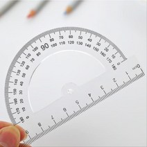 태양고도측정 과학수업 반원 각도기 5개 학기초 선그리기 예비수학 모양자