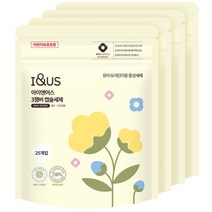 [아이앤어스] 3챔버 유아 캡슐 세제 국내 유일 EWG식물추출물41.5% 드럼겸용 유해물질 불검출 무자극 에코서티(유기농)성분 식품첨가물 등급 성분, 25개입, 4팩
