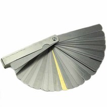 에폭시접착제 초강력 금속 접착제 외벽실리콘 0.04-0.88mm 두께 게이지 32 블레이드 세트 갭 거리 측정기 밸브 필러 측정 도구 각도 눈금자용 메트릭