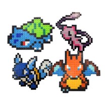 블럭N스토리 포켓몬 디폼블럭패키지10mm, 이상한꽃(소)+뮤+어니부기+불꽃용(대)