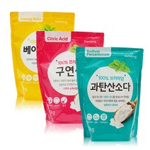 베이킹소다 과탄산소다 구연산 2kg, 베이킹소다2kg