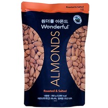 원더풀 캘리포니아 저염 아몬드 950g, 1개