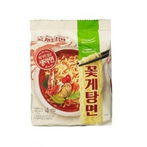 [풀무원] 생면식감 꽃게탕면 103g x 4입 (대가상회), Ramen