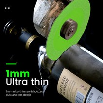 타일컷팅기 타일절단기 그라인더집진커버 유리 커팅 디스크 100mm 22mm 내부 구멍 다이아몬드 대리석 톱날, 01 Green