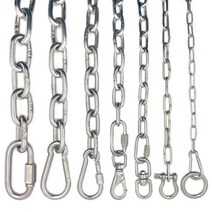 스텐체인 SUS304 2 3 4 5 6 7 8mm 미터단위 (절단필요시 요청주세요) 쇠사슬 체인 줄 바리게이트 주차금지 개목줄 주차장 가드레일, 스텐 체인2mm(1M단위,수량만큼 연결), 1개