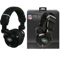 iHip NFH26NYJ 헤드폰 NFL 스테레오 뉴욕제츠 DJ