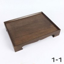 [ILLU]엔틱 원목 직사각 찻상 1 1호 주방잡화 다도상 찻판 교자상 다과상 티테이블 다용도쟁반 사각상 도상_hAeEA, ff본상품ff
