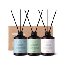 실속형 디퓨저 200ml 3개입 세트 / 스틱 15개 증정 -, 베스트(런더리다우니 그린에어리