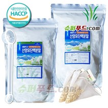 HACCP 식약처 인증 산양유 단백질 분말 100% 클레오파트라의 식품 흰염소단백질 모유와 유사한 산양유단백분말100% + 슈퍼푸드.com 연자육 티백 프로틴파우더, ( 팩 500g + 1g ), 2세트