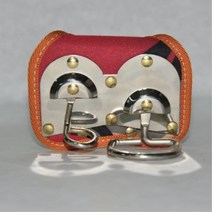 산업현장 편리한 공구집 2구 망치걸이 안전고리타입, 레드