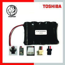 도시바 6V AA 2000mAh 니켈수소 Ni-MH 수신기 몬스터 트럭 RC RC카 탱크 워탱크 락크롤러 탑크롤러 배터리 충전지, 옵션2)JAE컨넥터