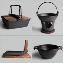 무쇠 주물팬 그릴 삼겹살불판 냄비 웍 불고기팬 감바스 스테이크팬, 16개, 사각그릴_one size