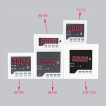AC 0-5A 암페어 송신기 아날로그 출력 / 전류 신호 변환기 (디스플레이 포함), 01 72*72 미리메터, 03 0-10V output
