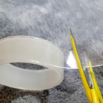 자국 안남는 초강력 양면 벽에 붙이는 실리콘 테이프 벽지 겔 투명 젤 만능 강력 접착 끈적임 끈끈이 없는 매직 테잎