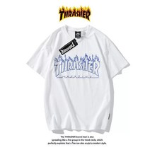 트레셔 플레임 로고 반팔 Thrasher flame T-shirt