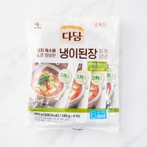 [메가마트]CJ 다담 냉이된장 찌개양념 140g*4, 1개