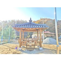 기와 서가래형 사각정자 4500x4500 원두막 명품 정자 파고라 전국어디든시공가능
