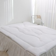 포그나미 자연 그대로의 60수 고밀도 오가닉 무형광 토퍼(Q)